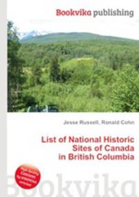 List of National Historic Sites of Canada in British Columbia