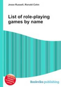 List of role-playing games by name