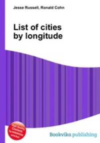 List of cities by longitude