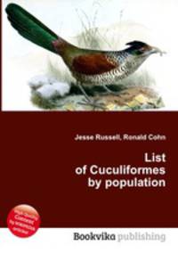 List of Cuculiformes by population