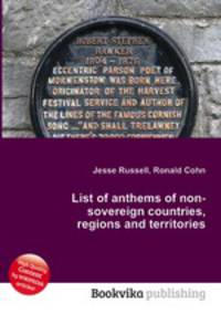 List of anthems of non-sovereign countries, regions and territories