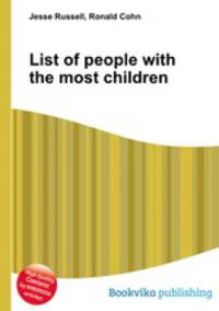 List of people with the most children