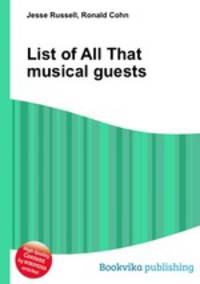 List of All That musical guests