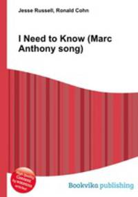 I Need to Know (Marc Anthony song)