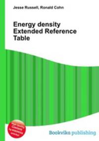 Energy density Extended Reference Table