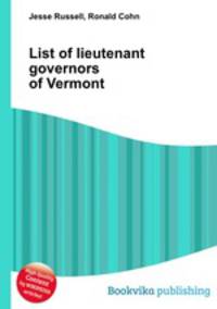 List of lieutenant governors of Vermont