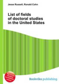 List of fields of doctoral studies in the United States