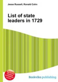 List of state leaders in 1729