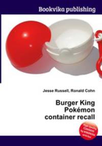 Burger King Pokemon container recall