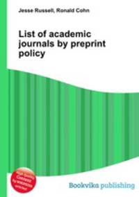 List of academic journals by preprint policy