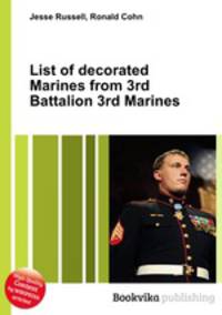 List of decorated Marines from 3rd Battalion 3rd Marines