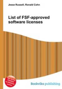 List of FSF-approved software licenses