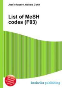 List of MeSH codes (F03)