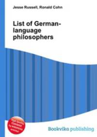 List of German-language philosophers