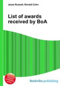 List of awards received by BoA