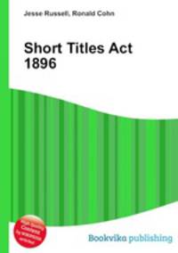 Short Titles Act 1896