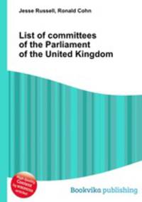 List of committees of the Parliament of the United Kingdom
