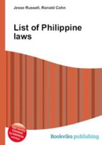 List of Philippine laws