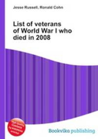 List of veterans of World War I who died in 2008