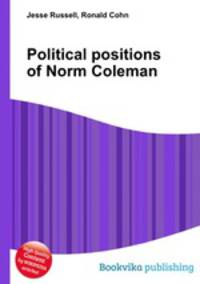 Political positions of Norm Coleman