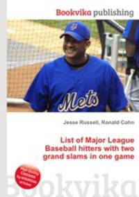 List of Major League Baseball hitters with two grand slams in one game