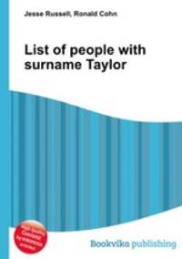 List of people with surname Taylor