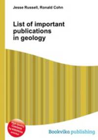 List of important publications in geology