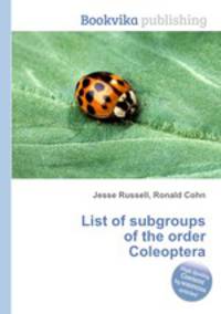List of subgroups of the order Coleoptera