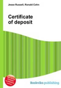Certificate of deposit