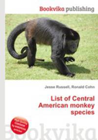 List of Central American monkey species