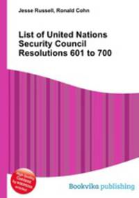 List of United Nations Security Council Resolutions 601 to 700