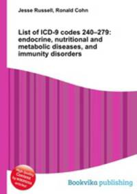 List of ICD-9 codes 240–279: endocrine, nutritional and metabolic diseases, and immunity disorders