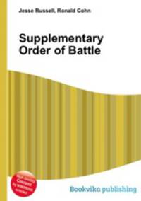 Supplementary Order of Battle
