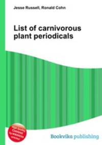 List of carnivorous plant periodicals