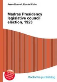 Madras Presidency legislative council election, 1923