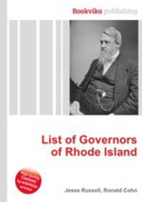 List of Governors of Rhode Island