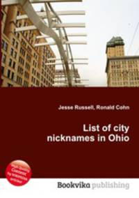 List of city nicknames in Ohio