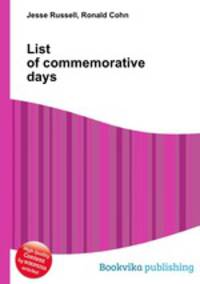 List of commemorative days