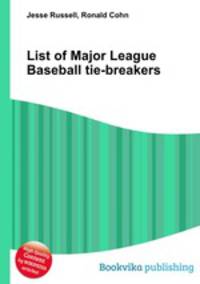 List of Major League Baseball tie-breakers