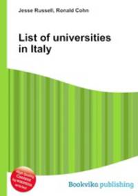 List of universities in Italy