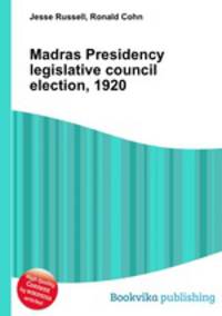Madras Presidency legislative council election, 1920