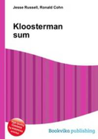 Kloosterman sum