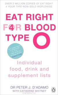 Eat Right for Blood Type 0: Individual Food, Drink and Supplement lists