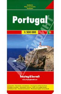 Portugal. Португалия. Карта 1:500 000