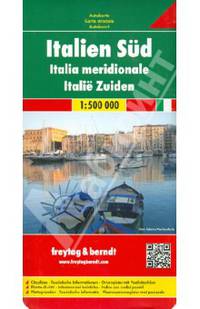 Italy South. Италия южная. Карта 1:500 000