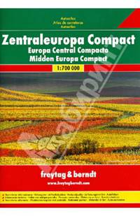 Zentraleuropa Compact Autoatlas. Европа Центральная. Компактный атлас автодорог 1:700 000