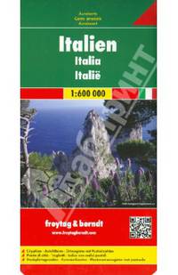 Италия. Карта. Italy 1:600 000