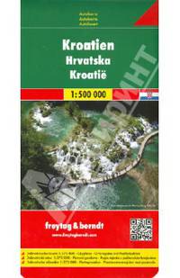 Croatia. Kroatien. Хорватия. Карта 1:500000