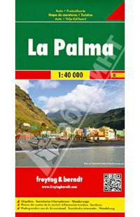 La Palma. Ла-Пальма. Карта 1:40 000
