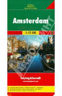 Amsterdam. Амстердам. Карта 1:12500